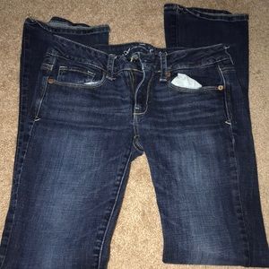 american eagle jeans skinny kick size 6 long